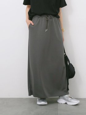 【サマンサモスモス/Samansa Mos2】のポンチナロースカート 人気、トレンドファッション・服の通販 founy(ファニー) ファッション Fashion レディースファッション Ladies' Fashion Online スカート Skirt ギャザー Gather シンプル Simple ストレッチ Stretch スリット Slit |ID:prp329100004587915