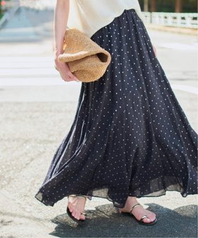 【スローブ イエナ/SLOBE IENA】 PEボイル切替ギャザースカート人気、トレンドファッション・服の通販 founy(ファニー) ファッション Fashion レディースファッション Ladies' Fashion Online スカート Skirt 2025年 2025 2025春夏・S/S Ss,Spring/Summer,2025 ギャザー Gather ドット Dot バランス Balance 切替 Switching |ID:prp329100004587936