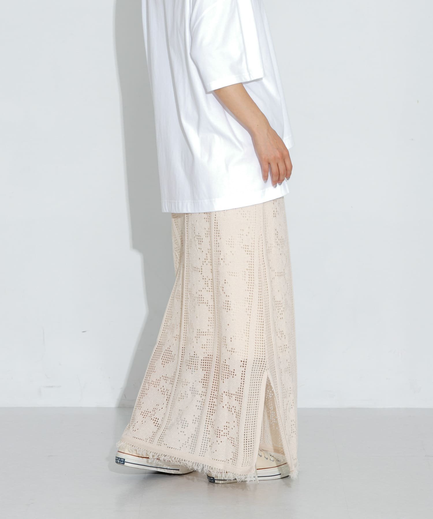 【サニーレーベル/Sonny Label / URBAN RESEARCH】のフラワーメッシュスカート 人気、トレンドファッション・服の通販 founy(ファニー) 　ファッション　Fashion　レディースファッション　Ladies' Fashion Online　スカート　Skirt　2025年　2025　2025春夏・S/S　Ss,Spring/Summer,2025　おすすめ　Recommend　シンプル　Simple　セットアップ　Set Up　トレンド　Trend　フラワー　Flower　モチーフ　Motif　夏　Summer　S/S・春夏　Ss・Spring/Summer　透かし　Watermark　 other-1|ID: prp329100004587972 ipo3291000000032622888
