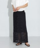 【サニーレーベル/Sonny Label / URBAN RESEARCH】のフラワーメッシュスカート チャコール|ID: prp329100004587972 ipo3291000000032622893