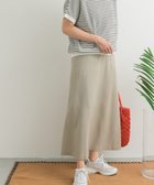 【アーバンリサーチ ドアーズ/URBAN RESEARCH DOORS】の麻混レーヨンフレアスカート 人気、トレンドファッション・服の通販 founy(ファニー) ファッション Fashion レディースファッション Fashion for Women スカート Skirts Aライン・フレアスカート A-Line & Flared Skirts ウェーブ Wavy Pattern シンプル Simple, Minimal フラット Flat, Flat Shoes フレア Flare, Flared フロント Front, Front Design リネン Linen, Linen Fabric リラックス Relax, Relaxed Fit 冬 Winter / This Winter S/S・春夏 SS, Spring/Summer, Warm Season 夏 Summer エレガント 上品 Elegant 2025年 2025 2025春夏・S/S Spring/Summer 2025 SS25 thumbnail BEIGE|ID: prp329100004587976 ipo3291000000033065256