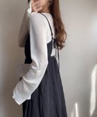 【ジュノア/JUNOAH】のFILLOU リボンキャミワンピース ブラック|ID: prp329100004587988 ipo3291000000032604369