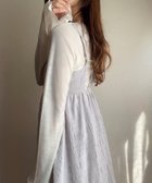【ジュノア/JUNOAH】のFILLOU リボンキャミワンピース ライトグレー|ID: prp329100004587988 ipo3291000000032604380