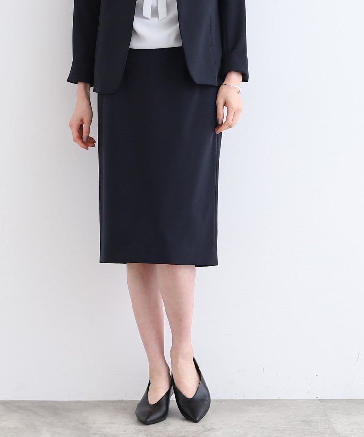 【インディヴィ/INDIVI】の【洗える/UVケア/エコ/日本製】ストレッチ ストレートスカート インテリア・キッズ・メンズ・レディースファッション・服の通販 founy(ファニー) 　ファッション　Fashion　レディースファッション　Ladies' Fashion Online　スカート　Skirt　ジャケット　Jacket　ストレッチ　Stretch　ストレート　Straight　セレモニー　Ceremony　バランス　Balance　フィット　Fit　日本製　Made In Japan　洗える　Washable　ネイビー|ID: prp329100004588005 ipo3291000000032541794