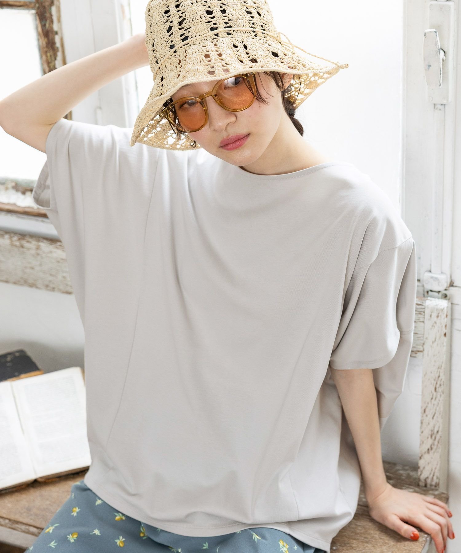 【ニコアンド/niko and】のドルマンスリーブポンチョTシャツ インテリア・キッズ・メンズ・レディースファッション・服の通販 founy(ファニー) 　ファッション　Fashion　レディースファッション　Fashion for Women　アウター　Coat / Outerwear Collection　ポンチョ・ケープコート　Ponchos & Capes　トップス・カットソー　Cut & Sew Tops　シャツ・ブラウス・オフィスカジュアル　Elegant Blouses & Button-Ups　ロングTシャツ・Tシャツ　Longline T-Shirts & Tees　おすすめ　Recommended / Our Picks　コンパクト　Compact, Small Size　シンプル　Simple, Minimal　ボトム　Bottoms, Lower Wear　ポンチョ　Poncho, Cape Style　ラウンド　Round, Round Neck　リゾート　Resort, Vacation Style　リラックス　Relax, Relaxed Fit　グレージュ|ID: prp329100004588061 ipo3291000000032753191