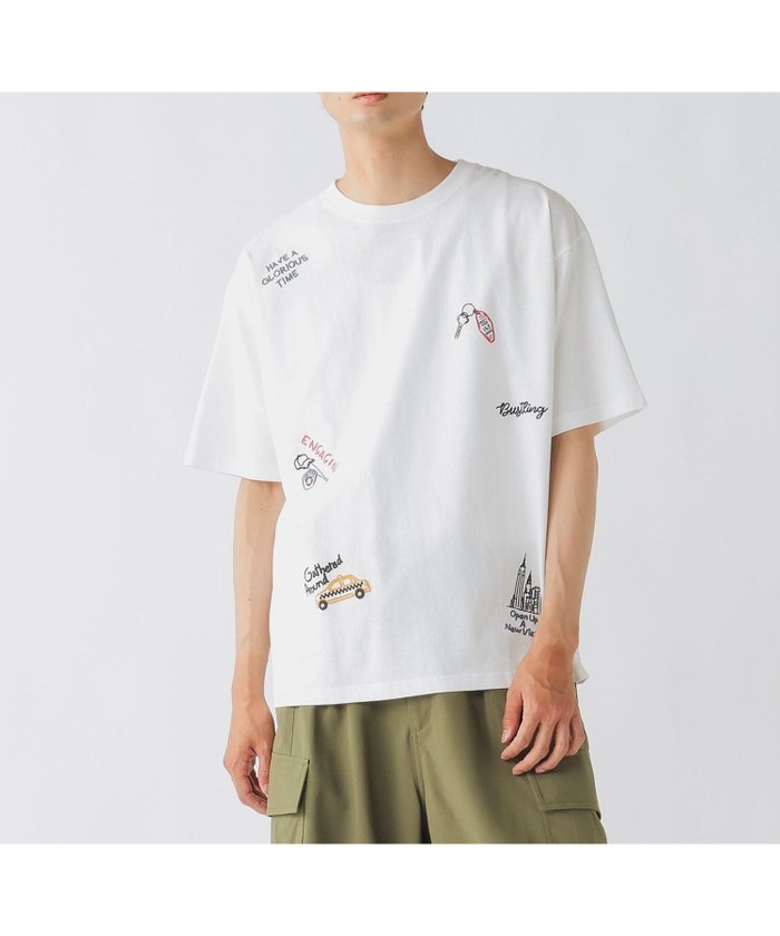 【ビームス ハート/BEAMS HEART】のニューヨーク メキシコ グラフィック Tシャツ インテリア・キッズ・メンズ・レディースファッション・服の通販 founy(ファニー) https://founy.com/ ファッション Fashion レディースファッション Ladies' Fashion Online トップス・カットソー Tops/Tshirt シャツ/ブラウス Shirts/Blouses ロング / Tシャツ T-Shirts キャップ Cap グラフィック Graphic デニム Denim トレンド Trend ニューヨーク New York ハンド Hand ビッグ Big プリント Print ベーシック Basic モチーフ Motif おすすめ Recommend |ID: prp329100004588069 ipo3291000000032680061