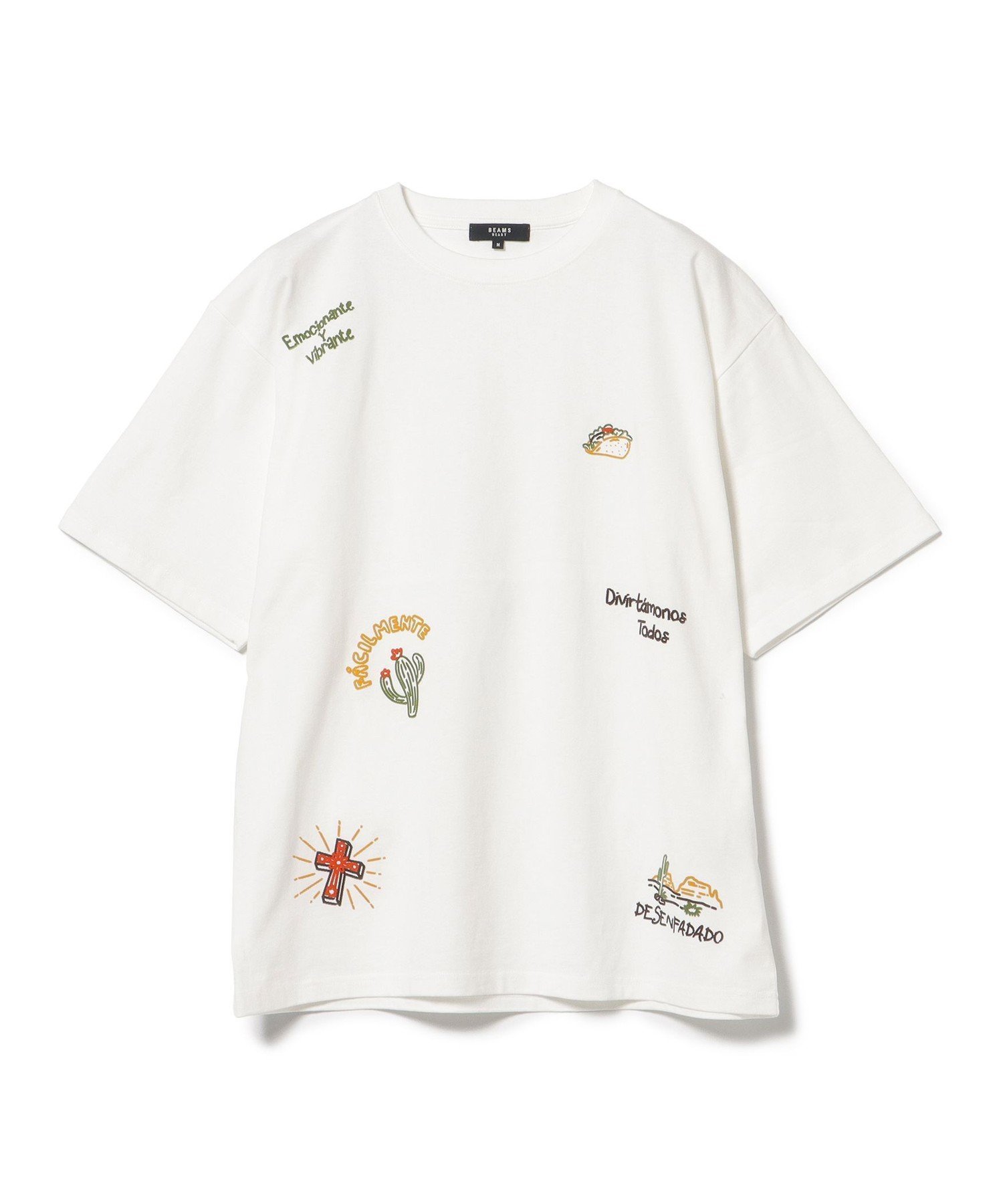 【ビームス ハート/BEAMS HEART】のニューヨーク メキシコ グラフィック Tシャツ インテリア・キッズ・メンズ・レディースファッション・服の通販 founy(ファニー) 　ファッション　Fashion　レディースファッション　Ladies' Fashion Online　トップス・カットソー　Tops/Tshirt　シャツ/ブラウス　Shirts/Blouses　ロング / Tシャツ　T-Shirts　キャップ　Cap　グラフィック　Graphic　デニム　Denim　トレンド　Trend　ニューヨーク　New York　ハンド　Hand　ビッグ　Big　プリント　Print　ベーシック　Basic　モチーフ　Motif　おすすめ　Recommend　WHITE/MX|ID: prp329100004588069 ipo3291000000032680067