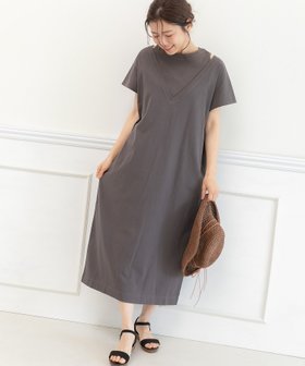 【プレフェリール/PREFERIR】のレイヤード風カットソーワンピース 人気、トレンドファッション・服の通販 founy(ファニー) ファッション Fashion レディースファッション Ladies' Fashion Online ワンピース Dress カーディガン Cardigan ジャケット Jacket テクスチャー Texture ライダース Riders |ID:prp329100004588088