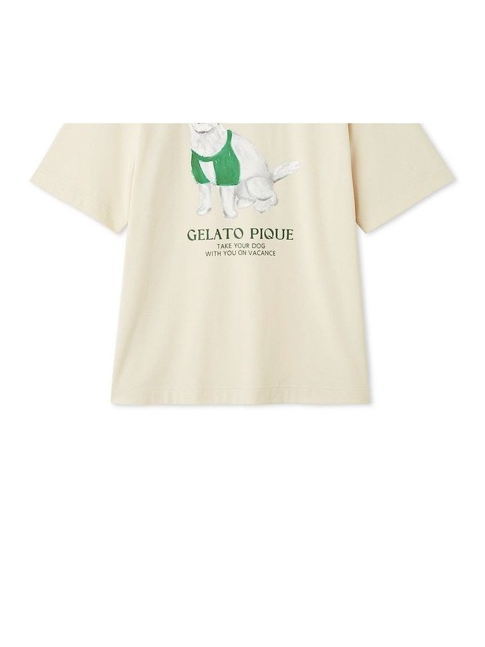 【ジェラート ピケ/gelato pique】の【UNISEX】ワンポイントTシャツ インテリア・キッズ・メンズ・レディースファッション・服の通販 founy(ファニー) https://founy.com/ ファッション Fashion レディースファッション Fashion for Women トップス・カットソー Cut & Sew Tops シャツ・ブラウス・オフィスカジュアル Elegant Blouses & Button-Ups ロングTシャツ・Tシャツ Longline T-Shirts & Tees ユニセックス Unisex, Genderless おすすめ Recommended / Our Picks ギフト プレゼント Gift / Present サングラス Sunglasses, Shades ハーフ Half, Half-Length ボトム Bottoms, Lower Wear ワンポイント One Point, Statement Accent 夏 Summer 犬 Dog |ID: prp329100004588095 ipo3291000000033823722