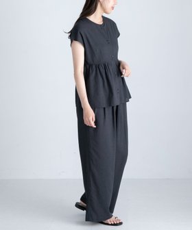 【サニーレーベル/Sonny Label / URBAN RESEARCH】の『WEB/一部店舗限定』リネン混ペプラムセットアップ 人気、トレンドファッション・服の通販 founy(ファニー) ファッション Fashion レディースファッション Fashion for Women セットアップ Matching Sets 2025年 2025 2025春夏・S/S Spring/Summer 2025 SS25 シューズ Shoes, Footwear シンプル Simple, Minimal セットアップ Set-Up, Coordinated Outfit ペプラム Peplum, Flared Hem ボトム Bottoms, Lower Wear リネン Linen, Linen Fabric ワイド Wide, Wide Fit 切替 Switching, Contrast Panel 吸水 Absorbent, Quick-Dry 夏 Summer S/S・春夏 SS, Spring/Summer, Warm Season |ID:prp329100004588121