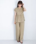 【サニーレーベル/Sonny Label / URBAN RESEARCH】の『WEB/一部店舗限定』リネン混ペプラムセットアップ ベージュ|ID: prp329100004588121 ipo3291000000033533989