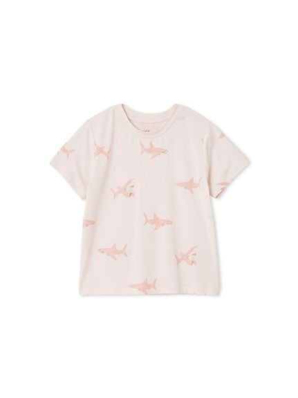 【ジェラート ピケ/gelato pique / KIDS】の【KIDS】【接触冷感】SHARK柄Tシャツ インテリア・キッズ・メンズ・レディースファッション・服の通販 founy(ファニー) 　ファッション　Fashion　キッズファッション　Fashion for Kids　なめらか　Smooth, Silky Texture　コレクション　Collection, Seasonal Line　ショート　Short, Short Length　モチーフ　Motif, Design Theme　抗菌　Antibacterial, Bacteria-Resistant　犬　Dog　PNK[066]|ID: prp329100004588126 ipo3291000000032754208