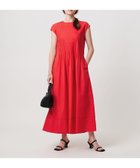 【ユナイテッドアローズ/UNITED ARROWS】のコットンシルク シルキータックワンピース - ウォッシャブル - RED|ID: prp329100004588136 ipo3291000000032688228