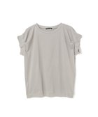 【マーコート/MARcourt】のmizuiro ind フリルスリーブクルーネックプルオーバー ライトグレー|ID: prp329100004588153 ipo3291000000032731218