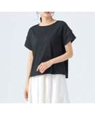 【ビームス ハート/BEAMS HEART】の【洗濯機洗い可】後ろ異素材 ギャザー プルオーバー 25SS 半袖 カットソー デザイントップス 人気、トレンドファッション・服の通販 founy(ファニー) ファッション Fashion レディースファッション Ladies' Fashion Online トップス・カットソー Tops/Tshirt プルオーバー Pullover カットソー Cut and Sewn 2025年 2025 2025春夏・S/S Ss,Spring/Summer,2025 カットソー Cut And Sew ギャザー Gather シンプル Simple スラックス Slacks タイトスカート Tight Skirt デニム Denim フロント Front ワイド Wide 半袖 Short Sleeve thumbnail BLACK|ID: prp329100004588156 ipo3291000000032656803
