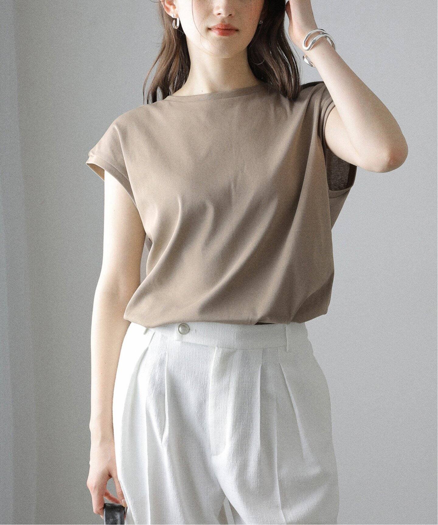 【ラ トータリテ/La TOTALITE】の《追加》【洗える】接触冷感フレンチカットソー 人気、トレンドファッション・服の通販 founy(ファニー) 　ファッション　Fashion　レディースファッション　Fashion for Women　トップス・カットソー　Cut & Sew Tops　カットソー・ベーシックTシャツ　Cut-and-Sewn Tops / Stretch Tees & Basics　2025年　2025　2025春夏・S/S　Spring/Summer 2025 SS25　人気　Popular, Best Seller　洗える　Machine Washable　 other-1|ID: prp329100004588181 ipo3291000000032888992