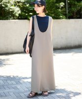【スローブ イエナ/SLOBE IENA】のUネックジャンパースカート 人気、トレンドファッション・服の通販 founy(ファニー) ファッション Fashion レディースファッション Ladies' Fashion Online スカート Skirt 2025年 2025 2025春夏・S/S Ss,Spring/Summer,2025 インナー Inner カットソー Cut And Sew ロング Long 楽ちん Easy |ID:prp329100004588212