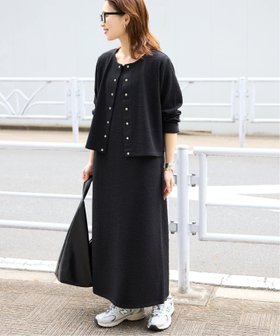 【スローブ イエナ/SLOBE IENA】 《2枚セット》ジャージースナップカーディガン*ノースリーブワンピース人気、トレンドファッション・服の通販 founy(ファニー) ファッション Fashion レディースファッション Ladies' Fashion Online ワンピース Dress 2025年 2025 2025春夏・S/S Ss,Spring/Summer,2025 カーディガン Cardigan ジャージ Jersey ノースリーブ No Sleeve ベーシック Basic リラックス Relax 夏 Summer 春 Spring |ID:prp329100004588213