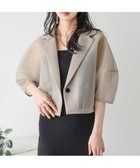 【その他のブランド/Other】のランタンスリーブ シアージャケット ベージュ|ID: prp329100004588258 ipo3291000000032545345