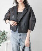 【その他のブランド/Other】のランタンスリーブ シアージャケット ブラック|ID: prp329100004588258 ipo3291000000032545347