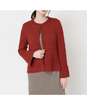 【クリスチャン オジャール/CHRISTIAN AUJARD】のAラインニットジャケット 人気、トレンドファッション・服の通販 founy(ファニー) ファッション Fashion レディースファッション Ladies' Fashion Online アウター Coat Outerwear ジャケット Jackets アクリル Acrylic インナー Inner ジャケット Jacket ベビー Baby おすすめ Recommend エレガント 上品 Elegant |ID:prp329100004588260