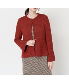 【クリスチャン オジャール/CHRISTIAN AUJARD】のAラインニットジャケット 人気、トレンドファッション・服の通販 founy(ファニー) ファッション Fashion レディースファッション Ladies' Fashion Online アウター Coat Outerwear ジャケット Jackets アクリル Acrylic インナー Inner ジャケット Jacket ベビー Baby おすすめ Recommend エレガント 上品 Elegant thumbnail ボルドー|ID: prp329100004588260 ipo3291000000032545382
