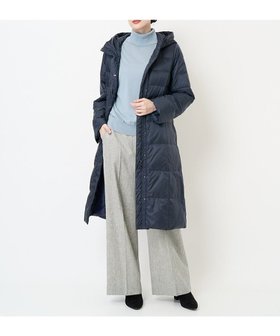 【クリスチャン オジャール/CHRISTIAN AUJARD】の軽い・暖か・撥水性・防風性 フード付ロングダウンコート 人気、トレンドファッション・服の通販 founy(ファニー) ファッション Fashion レディースファッション Ladies' Fashion Online アウター Coat Outerwear コート Coats ダウン Down Coats And Jackets グラデーション Gradation シンプル Simple タフタ Taffeta ダウン Down パターン Pattern ポケット Pocket 防寒 Cold Protection ロング Long おすすめ Recommend |ID:prp329100004588261