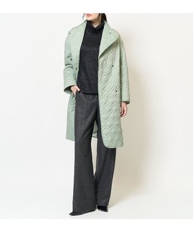 【クリスチャン オジャール/CHRISTIAN AUJARD】の軽い・撥水加工 オリジナルキルティングコート 人気、トレンドファッション・服の通販 founy(ファニー) ファッション Fashion レディースファッション Ladies' Fashion Online アウター Coat Outerwear コート Coats キルティング Quilting シンプル Simple スタンド Stand スリット Slit タフタ Taffeta フロント Front ポケット Pocket 冬 Winter おすすめ Recommend |ID:prp329100004588266