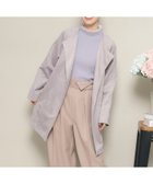 【その他のブランド/Other】の【ロングセラー/着流し/気軽に羽織れる/サイズ感ゆったり】カットスエードミディ丈コート グレー|ID: prp329100004588271 ipo3291000000032545477