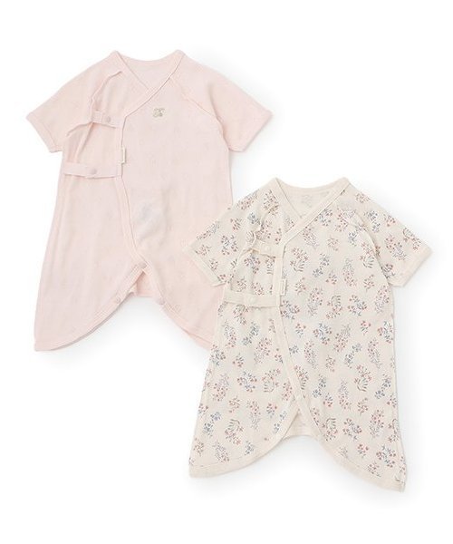 【その他のブランド/Other】の【弱酸性】コンビ肌着 インテリア・キッズ・メンズ・レディースファッション・服の通販 founy(ファニー) 　ファッション　Fashion　キッズファッション　Fashion for Kids　コンビ　Combo, Combination Style　ポケット　Pocket, Pocket Detail　ライト ピンク|ID: prp329100004588279 ipo3291000000032754099
