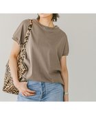 【ベイフロー/BAYFLOW】の丸みのあるバックシルエット シルケットドルマンショートスリーブT モカ59|ID: prp329100004588295 ipo3291000000032699865