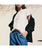 【ベイフロー/BAYFLOW】の丸みのあるバックシルエット シルケットドルマンショートスリーブT オフホワイト11|ID: prp329100004588295 ipo3291000000032699866