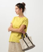 【ベイフロー/BAYFLOW】の丸みのあるバックシルエット シルケットドルマンショートスリーブT イエロー60|ID: prp329100004588295 ipo3291000000032699870