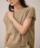 【サロン アダム エ ロペ/SALON adam et rope'】のペーパーヤーンフレンチスリーブプルオーバー 手洗い可/和紙素材 ベージュ(27)|ID: prp329100004588296 ipo3291000000032677887