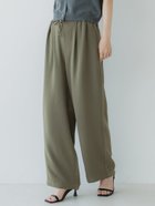【コカ/COCA】の【吸水速乾】シボサテンライクイージーパンツ 人気、トレンドファッション・服の通販 founy(ファニー) ファッション Fashion レディースファッション Fashion for Women パンツ Pants & Trousers 吸水 Absorbent, Quick-Dry ストレート Straight, Straight Cut タンク Tank Top, Sleeveless Top ポケット Pocket, Pocket Detail 無地 Plain, Solid Color 楽ちん Easy Fit, Comfortable 夏 Summer エレガント 上品 Elegant 2025年 2025 2025春夏・S/S Spring/Summer 2025 SS25 thumbnail Khaki|ID: prp329100004588312 ipo3291000000033057925