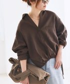 【シップス フォー ウィメン/SHIPS】のquaranciel 洗濯機可能 ラミー ギャザー スキッパー プルオーバー シャツ 人気、トレンドファッション・服の通販 founy(ファニー) ファッション Fashion レディースファッション Fashion for Women トップス・カットソー Cut & Sew Tops シャツ・ブラウス・オフィスカジュアル Elegant Blouses & Button-Ups カジュアルプルオーバー・ニットトップス Pullovers & Knit Tops / Casual Pullovers 2025年 2025 2025春夏・S/S Spring/Summer 2025 SS25 おすすめ Recommended / Our Picks ギャザー Gathered, Ruffled スキッパー Skipper, Open Collar セットアップ Set-Up, Coordinated Outfit バランス Balance, Style Balance フロント Front, Front Design リネン Linen, Linen Fabric リラックス Relax, Relaxed Fit 夏 Summer 洗える Machine Washable thumbnail ブラウン|ID: prp329100004588430 ipo3291000000033375054
