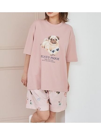 【ジェラート ピケ/gelato pique】の【UNISEX】SUMMER DOG総柄ハーフパンツ インテリア・キッズ・メンズ・レディースファッション・服の通販 founy(ファニー) 　ファッション　Fashion　レディースファッション　Ladies' Fashion Online　パンツ　Pants　ハーフ / ショートパンツ　Short Pants　ユニセックス　Unisex　おすすめ　Recommend　ギフト プレゼント　Gift Present　サングラス　Sunglasses　ハーフ　Half　ビーチ　Beach　プリント　Print　夏　Summer　水着　Swimsuit　犬　Dog　PNK[066]|ID: prp329100004588456 ipo3291000000032548403