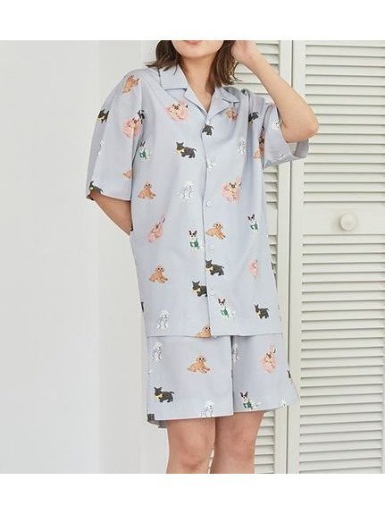 【ジェラート ピケ/gelato pique】の【UNISEX】SUMMER DOG総柄ハーフパンツ インテリア・キッズ・メンズ・レディースファッション・服の通販 founy(ファニー) 　ファッション　Fashion　レディースファッション　Ladies' Fashion Online　パンツ　Pants　ハーフ / ショートパンツ　Short Pants　ユニセックス　Unisex　おすすめ　Recommend　ギフト プレゼント　Gift Present　サングラス　Sunglasses　ハーフ　Half　ビーチ　Beach　プリント　Print　夏　Summer　水着　Swimsuit　犬　Dog　BLU[086]|ID: prp329100004588456 ipo3291000000032548405