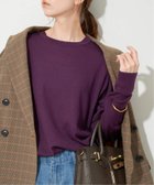 【スローブ イエナ/SLOBE IENA】の《追加 》ウォッシャブルプレーンニット 人気、トレンドファッション・服の通販 founy(ファニー) ファッション Fashion レディースファッション Fashion for Women トップス・カットソー Cut & Sew Tops ニット Knit Tops & Sweaters 2025年 2025 2025-2026秋冬・A/W Autumn/Winter 2025–26 AW25–26 パープル Purple, Violet thumbnail パープル|ID: prp329100004588487 ipo3291000000033277440