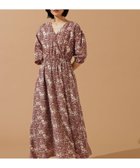 【エヌ ナチュラルビューティーベーシック/N.Natural Beauty basic】のカシュクールフラワープリントワンピース ブラウンベース2|ID: prp329100004588714 ipo3291000000032551908