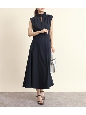 【ヴァン/Vin】のフリルネックフレアーワンピース 人気、トレンドファッション・服の通販 founy(ファニー) ファッション Fashion レディースファッション Fashion for Women ワンピース Dresses おすすめ Recommended / Our Picks エレガント 上品 Elegant クラシカル Classical, Vintage-Inspired スリット Slit, Slit Detail フリル Frill, Ruffle |ID:prp329100004588724