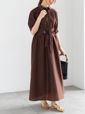 【テチチ/Te chichi】のスパンローンシャツワンピース 人気、トレンドファッション・服の通販 founy(ファニー) ファッション Fashion レディースファッション Fashion for Women ワンピース Dresses シャツワンピース / 1枚で着映えコーデ Shirt Dresses シンプル Simple, Minimal リボン Ribbon, Bow |ID:prp329100004588748