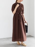 【テチチ/Te chichi】のスパンローンシャツワンピース 人気、トレンドファッション・服の通販 founy(ファニー) ファッション Fashion レディースファッション Fashion for Women ワンピース Dresses シャツワンピース / 1枚で着映えコーデ Shirt Dresses シンプル Simple, Minimal リボン Ribbon, Bow thumbnail ブラウン|ID: prp329100004588748 ipo3291000000033584134