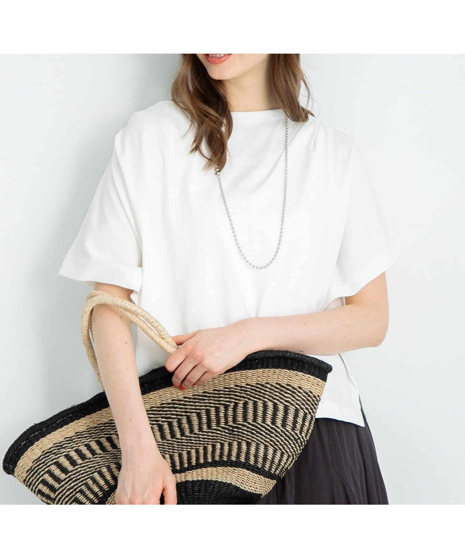 【サニーレーベル/Sonny Label / URBAN RESEARCH】の吸水速乾クールタッチワイドTシャツ インテリア・キッズ・メンズ・レディースファッション・服の通販 founy(ファニー) 　ファッション　Fashion　レディースファッション　Fashion for Women　トップス・カットソー　Cut & Sew Tops　シャツ・ブラウス・オフィスカジュアル　Elegant Blouses & Button-Ups　ロングTシャツ・Tシャツ　Longline T-Shirts & Tees　2025年　2025　2025春夏・S/S　Spring/Summer 2025 SS25　なめらか　Smooth, Silky Texture　カットソー　Cut and Sewn Top　シンプル　Simple, Minimal　ワイド　Wide, Wide Fit　吸水　Absorbent, Quick-Dry　夏　Summer　S/S・春夏　SS, Spring/Summer, Warm Season　オフ|ID: prp329100004588758 ipo3291000000032747626