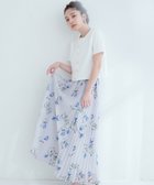 【ナチュラルクチュール/natural couture】のオーソドックスフラワープリーツスカート グレイッシュベージュ|ID: prp329100004588777 ipo3291000000032552802