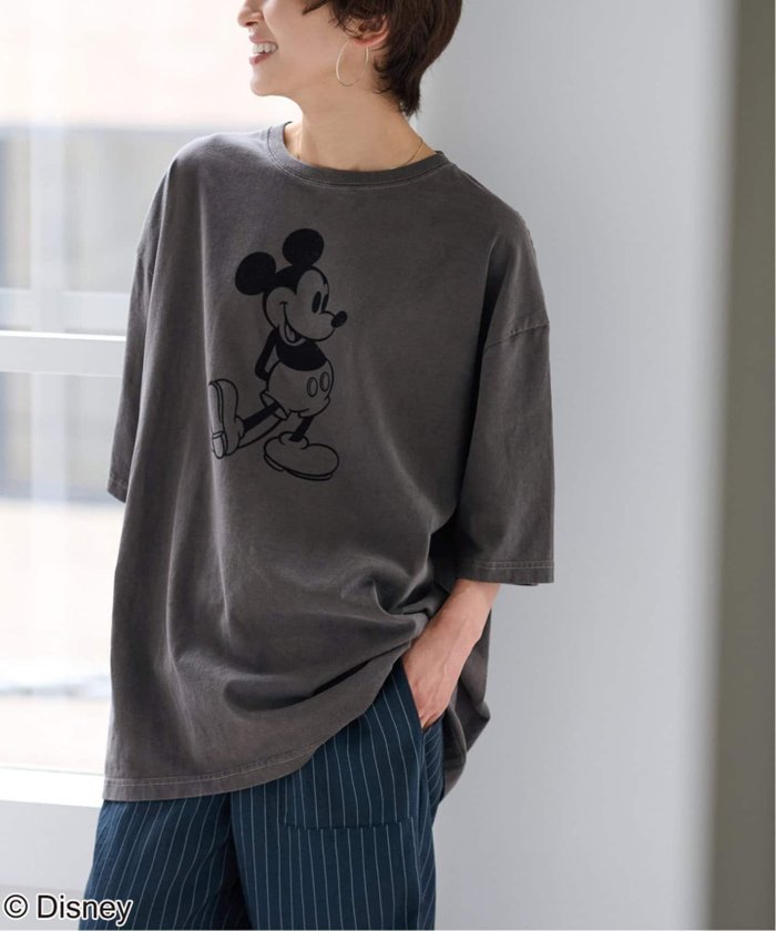 【ジャーナルスタンダード レリューム/JOURNAL STANDARD relume】の【GOOD ROCK SPEED】 MICKEY MOUSE フロッキープリントTシャツ インテリア・キッズ・メンズ・レディースファッション・服の通販 founy(ファニー) https://founy.com/ ファッション Fashion レディースファッション Fashion for Women トップス・カットソー Cut & Sew Tops シャツ・ブラウス・オフィスカジュアル Elegant Blouses & Button-Ups ロングTシャツ・Tシャツ Longline T-Shirts & Tees 2025年 2025 2025春夏・S/S Spring/Summer 2025 SS25 キャラクター Character, Licensed Characters グラフィック Graphic, Graphic Design プリント Print, Printed Pattern |ID: prp329100004588778 ipo3291000000032730471