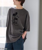 【ジャーナルスタンダード レリューム/JOURNAL STANDARD relume】の【GOOD ROCK SPEED】 MICKEY MOUSE フロッキープリントTシャツ ブラック A|ID: prp329100004588778 ipo3291000000032730472
