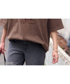 【ジャーナルスタンダード レリューム/JOURNAL STANDARD relume】の【GOOD ROCK SPEED】 MICKEY MOUSE フロッキープリントTシャツ ブラウン|ID: prp329100004588778 ipo3291000000032730478