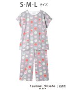 【ツモリチサト スリープ/tsumori chisato SLEEP】のツモリチサト スリープ パジャマ 3分袖 半袖 8分丈 綿100%(本体) 人気、トレンドファッション・服の通販 founy(ファニー) ファッション Fashion レディースファッション Fashion for Women トップス・カットソー Cut & Sew Tops グラデーション Gradient, Ombre ドット Polka Dot, Dot Pattern ネコ Cat, Feline Motif パジャマ Pajamas, Sleepwear ボトム Bottoms, Lower Wear 半袖 Short Sleeve, Half Sleeve thumbnail GY|ID: prp329100004588909 ipo3291000000033262036