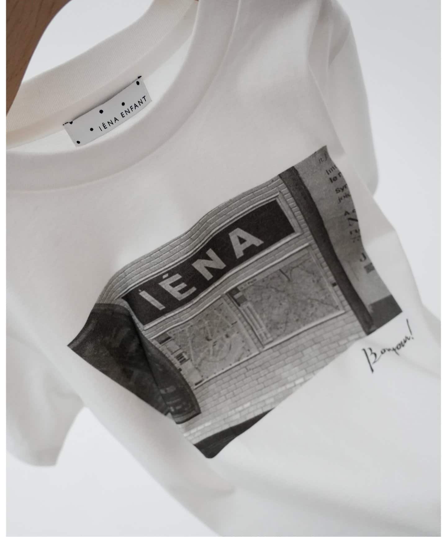 【イエナアンファン/IENA ENFANT / KIDS】のフォトTシャツ kids(110cm-130cm) インテリア・キッズ・メンズ・レディースファッション・服の通販 founy(ファニー) 　ファッション　Fashion　キッズファッション　Fashion for Kids　フランス　France, French　プリント　Print, Printed Pattern　ボトム　Bottoms, Lower Wear　モノトーン　Monotone, Black and White　ホワイト|ID: prp329100004588917 ipo3291000000032554774